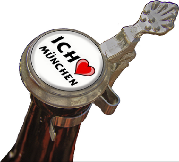 Ich liebe München - Zinndeckel
