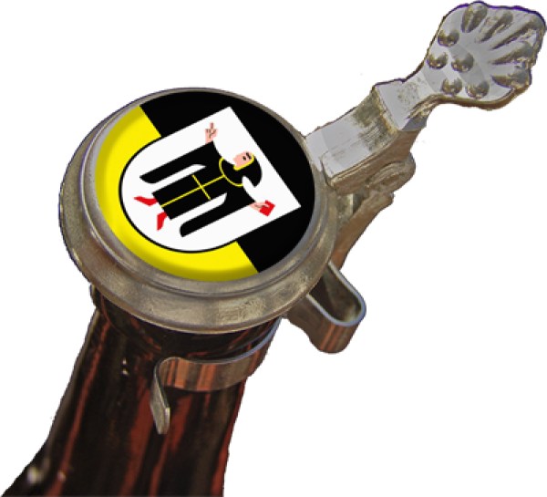 Münchner Kindl Zinndeckel