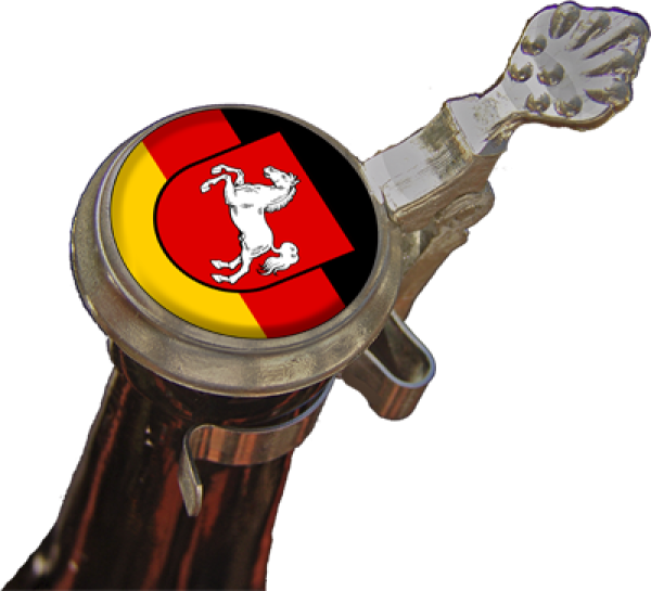 Niedersachsen Zinndeckel