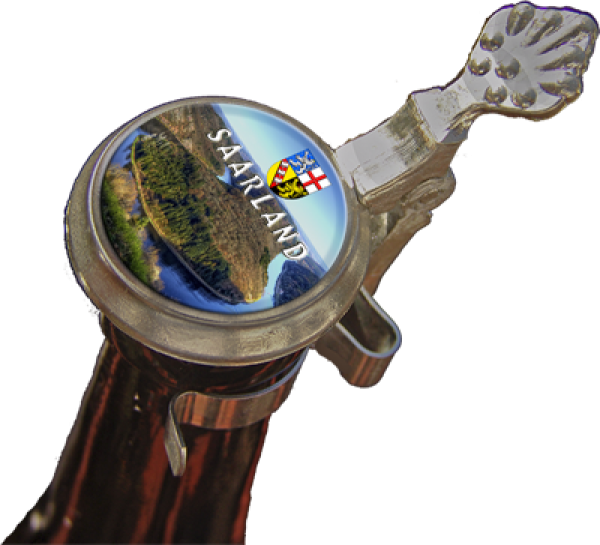 Saarland Zinndeckel
