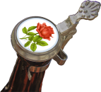 Rose - Zinndeckel