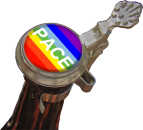 Regenbogenfahne Zinndeckel